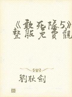 《敢死队5》完整版免费观看封面