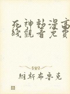 死神动漫高清在线观看免费完整版封面