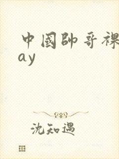 中国帅哥裸体gay