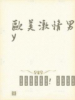 欧美激情男gay
