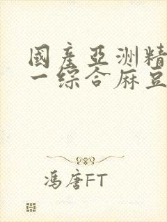 国产亚洲精品第一综合麻豆