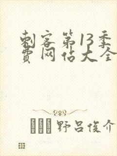 刺客第13季免费网站大全