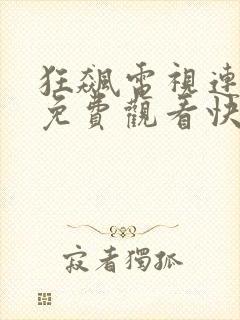 狂飙电视连续剧免费观看快速