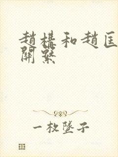 赵构和赵匡胤的关系