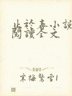 止于春小说免费阅读全文