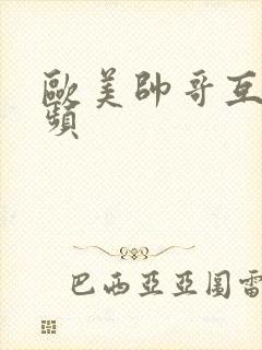 欧美帅哥互操视频