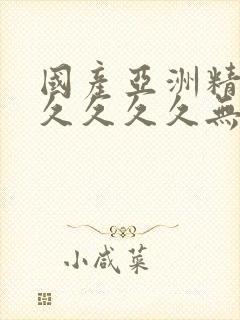 国产亚洲精品久久久久久无99