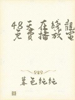 48天在线观看免费播放电视剧封面