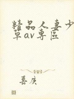 精品人妻少妇嫩草av专区封面