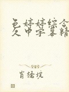 色婷婷综合久久久中字幕精品久久封面