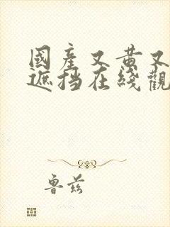 国产又黄又爽无遮挡在线观看