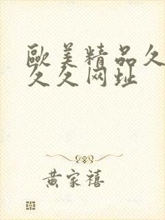 欧美精品久久久久久网址
