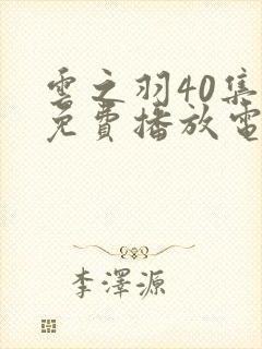 云之羽40集全免费播放电视剧下载封面