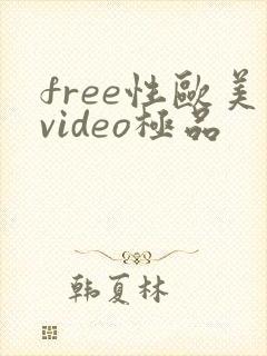free性欧美video极品封面