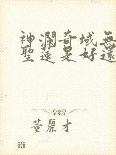 神澜奇域无双珠圣莲是好还是坏