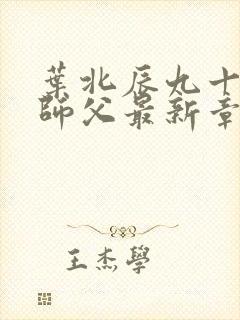叶北辰九十九个师父最新章节