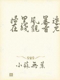 扫黑风暴连续剧在线观看免费完整版