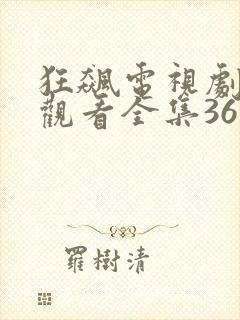狂飙电视剧免费观看全集36集