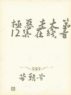 极恶老大第2季12集在线看视频封面
