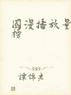 国漫播放量排行榜