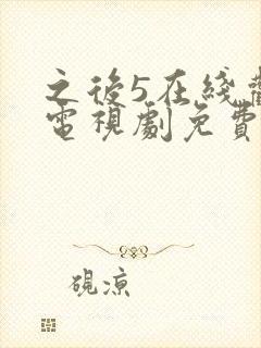 之后5在线观看电视剧免费高清完整版