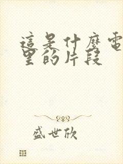 这是什么电视剧里的片段