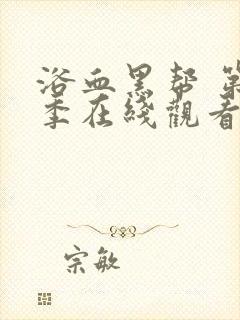 浴血黑帮 第4季在线观看全集免费播放