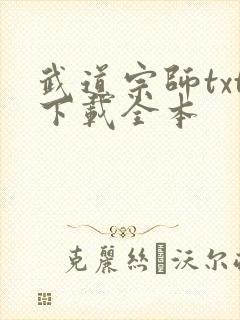 武道宗师txt下载全本