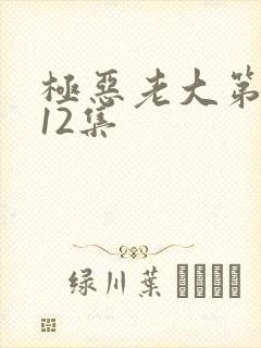 极恶老大第二季12集