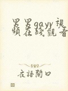男男gayv视频在线观看