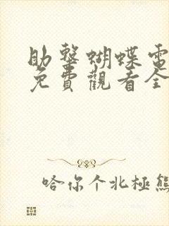 助击蝴蝶电视剧免费观看全集高清封面
