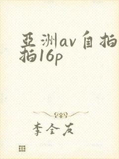 亚洲av自拍偷拍16p