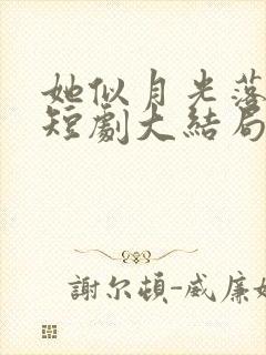 她似月光落我心短剧大结局