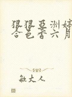 狠狠亚洲婷婷综合色香六月