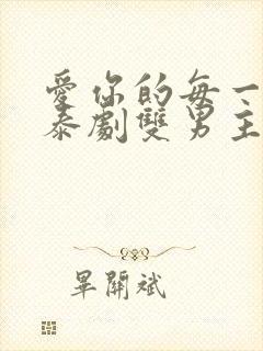 爱你的每一个我泰剧双男主在线观看
