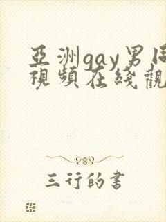亚洲gay男同视频在线观看
