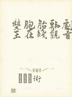 双胞胎韩剧双男主在线观看免费高清
