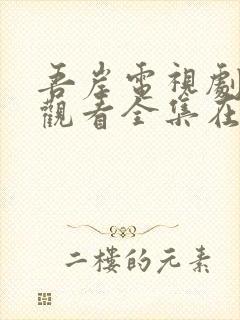 吾岸电视剧免费观看全集在线播放封面