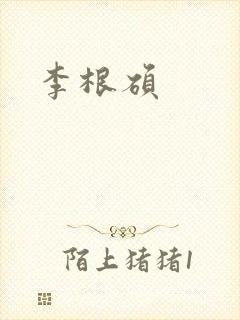 李根硕封面
