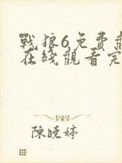 战狼6免费观看在线观看完整高清