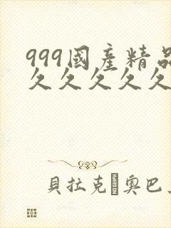 999国产精品久久久久久久封面