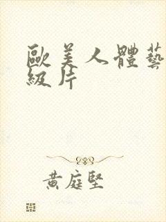 欧美人体艺术a级片封面