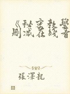 《秘密教学》无删减在线看封面