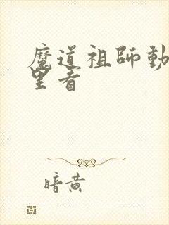 魔道祖师动漫哪里看