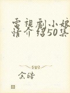 电视剧小娘惹剧情介绍50集