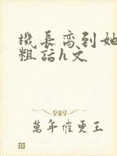 机长脔到她哭h粗话h文