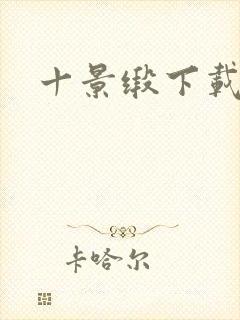 十景缎下载封面