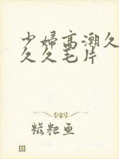 少妇高潮久久久久久毛片
