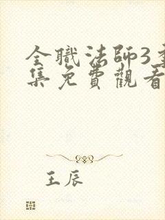 全职法师3季全集免费观看完整版封面
