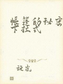 帐篷的秘密韩漫下拉式
